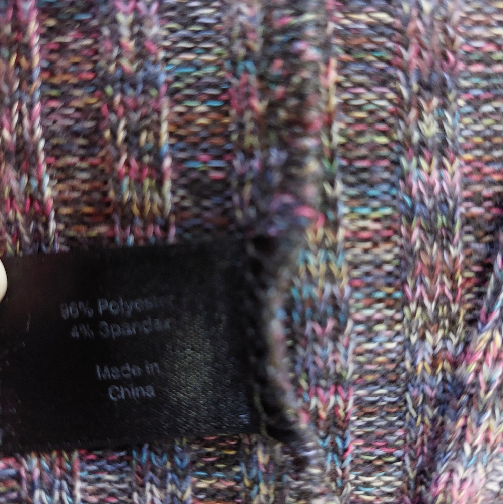 Lane Bryant Gray Multi Duster Cardigan 18 20 2X - Picture 6 of 7